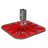Кровельная опора SOLID FOOT 350x350 с вертикальным кронштейном