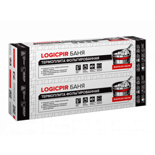 LOGICPIR Баня Г1 Ф/Ф  L-1190x590x30 (8 плит, 5,6168 м2, 0,17 м3)
