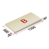LOGICPIR Slope-1,7% (B) СХ/СХ 1200x600x30-50 (14 плит, 10,08 м2, 0,4 м3)