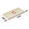 LOGICPIR Slope-1,7% (C) СХ/СХ 1200x600x40 (15 плит, 10,8 м2, 0,43 м3)